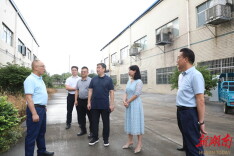 李天明在县高新区开展“走找想促”活动