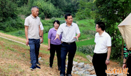 李雨初督导水库应急除险、灾后重建工作