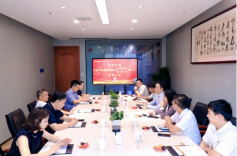  广东广物中南建材集团有限公司党委书记、董事长胡灏一行到访大汉电商