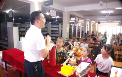 岳阳市消防为华容县章华学校安置点学生进行消防安全讲座