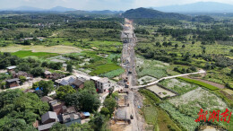 战高温 保进度 零道高速（道县段）建设稳步推进