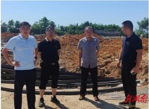 新安镇：战高温！安全防范不打烊