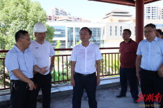 田刚调研督导重点项目建设工作