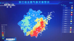 受台风“格美”影响，浙江东南部雨势猛烈 ，局部有大暴雨