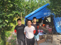 防汛抗洪“父子侄” 同心守闸保安全