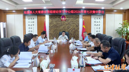 临澧县第十八届人大常委会第三十次主任会议召开