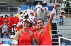 张之臻网球混双摘银又升级为奶爸，宝宝限定名叫“张奥运”