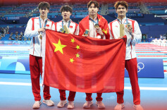 第19金！中国队夺得男子4×100米混合泳接力金牌