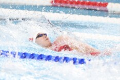 中国队夺得女子4×100米混合泳接力铜牌