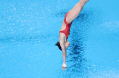 全红婵第一跳，所有裁判一致给出10分满分！