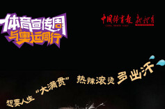 2024体育宣传周系列报道2｜海报：像樊振东一样，用努力和汗水热辣滚烫