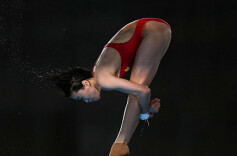 中国选手全红婵夺得巴黎奥运会跳水女子10米台金牌