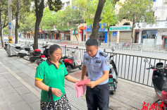 永顺城中派出所：警灯照夏夜，宣防护平安