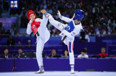 郭清获得巴黎奥运会跆拳道女子49公斤级银牌