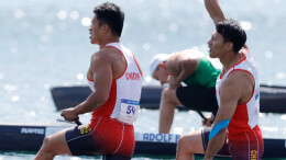 刘浩/季博文夺得皮划艇静水男子双人划艇500米冠军