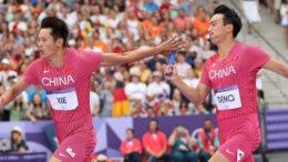 中国队挺进田径男子4X100米决赛