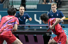 日本败给法国！张本智和本届奥运会颗粒无收
