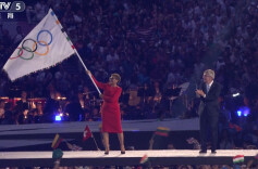 奥林匹克会旗交接 夏季奥运会进入洛杉矶时间