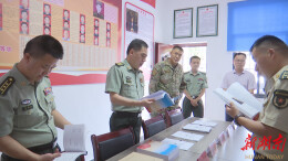 常德军分区领导来澧调研基层武装部正规化建设工作
