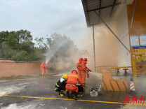 株洲液化气瓶泄露着火？别慌，是应急演练