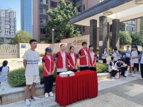 宁乡市国动办开展国防宣教进社区志愿实践活动