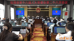 临澧县第十八届人大常委会第二十八次会议召开