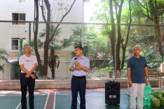 长沙民政职院党委书记看望慰问2024级新生军训教官