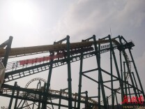 过山车高空“卡壳”4名游客被困？别慌，这是演练 