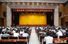 十三届县委第六轮巡察医疗卫生领域进驻动员会召开