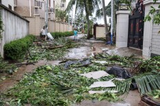 受台风“摩羯”残余云系影响 海南广西需防范次生灾害