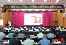 学习贯彻党的二十届三中全会精神市委宣讲团报告会在云溪区举行