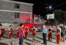 溪口镇：夜间排练忙，齐心展风采