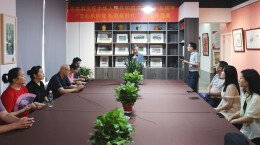 庆祝中华人民共和国成立七十五周年 华容县 “艺心永向党 礼赞新时代 ”美术作品展开幕