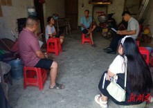 江华大石桥乡：入户宣传道交安 暖心家访保安全