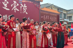 湖南各地福彩中心助力集体婚礼