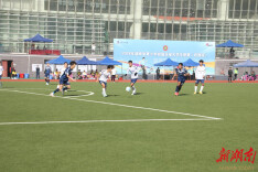 2024年湖南省青少年校园足球大学生联赛（校园组）怀化学院举行