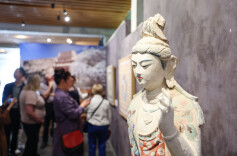 敦煌艺术展亮相新西兰南岛