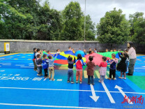 4座美团乡村儿童操场落地永顺县