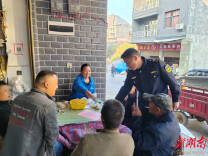 永顺县泽家镇开展消防宣传月活动