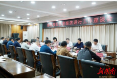 邱虹调研云溪区经济运行工作