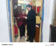 左家塘街道荷叶塘社区开展冬季消防安全“敲门行动”