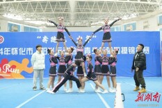 热“啦”滚烫 幸小啦啦操喜获全市第一