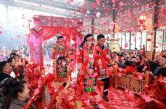 休溪羌寨，时隔15年的两场婚礼