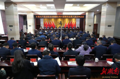 岳阳楼区委六届八次全会召开