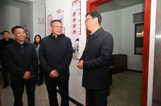 省委老干部局局长刘文新一行调研益阳市税务局“六好”离退休干部党支部建设