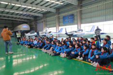 研学也要面向未来 2000余名长郡学子航空基地“乐飞”
