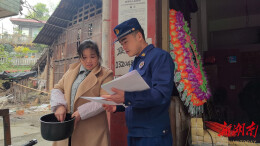 辰溪：消防走进乡镇农贸市场开展消防宣传活动