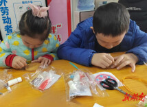 南元宫社区：“掐”出文化传承之美 共绘新年新愿景