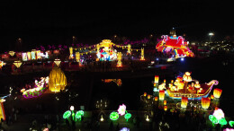 看花灯逛年集就在华谊兄弟电影小镇