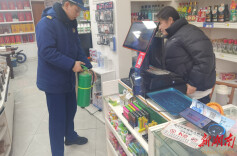 牢固“防消合一”，书堂山消防救援站深入沿街商铺开展防消联勤工作